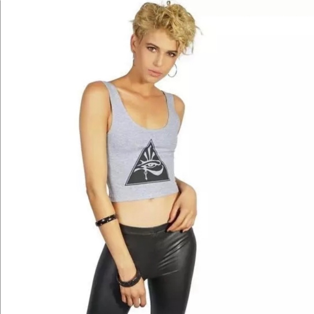 UO Out From Under Crop Top - Eye of Horus